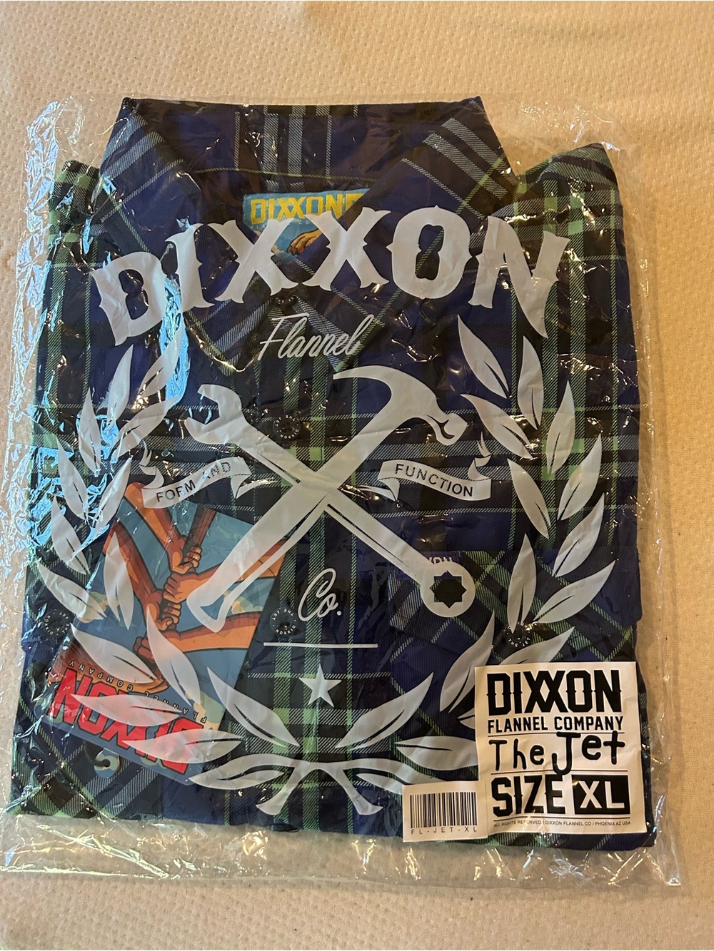 DIXXON The Jet Flannel XL BNIB